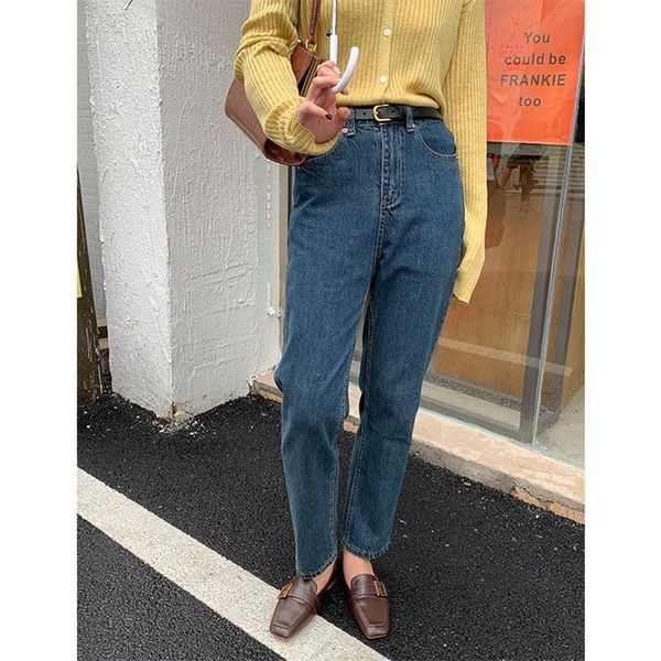 women's jeans r098h women high waist fashion loose autumn classic urban elegant straight cotton daily sweet student casual denim pants, Blue
women's jeans r098h women high waist fashion loose autumn classic urban elegant straight cotton daily sweet student casual denim pants, Blue