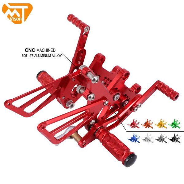 pedals motorcycle aluminum cnc adjustable footpegs foot pegs rest rearset for speed triple 1050 2005-2010
pedals motorcycle aluminum cnc adjustable footpegs foot pegs rest rearset for speed triple 1050 2005-2010