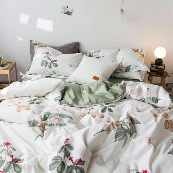 bedding sets american romantic 3/4pcs set pastroal floral yarn-dyed washed cotton comforter for bedroom home decoration
bedding sets american romantic 3/4pcs set pastroal floral yarn-dyed washed cotton comforter for bedroom home decoration