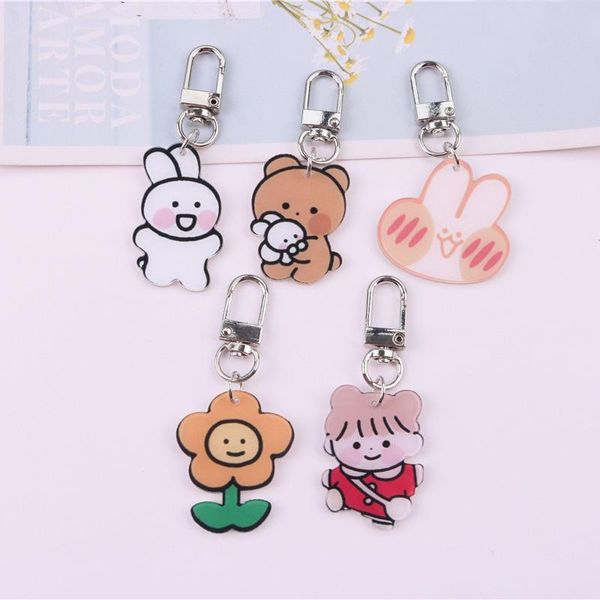 keychains cute little bear keyring acrylic lovely puppy pendant keychain jewelry women girl car bag key chains kids toy keyfob gift, Silver
keychains cute little bear keyring acrylic lovely puppy pendant keychain jewelry women girl car bag key chains kids toy keyfob gift, Silver
