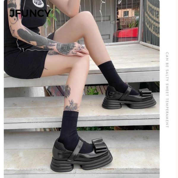 dress shoes jfuncy women's shoe chunky platform loafers woman bow square head patent leather heel goth style high heels women pumps, Black
dress shoes jfuncy women's shoe chunky platform loafers woman bow square head patent leather heel goth style high heels women pumps, Black