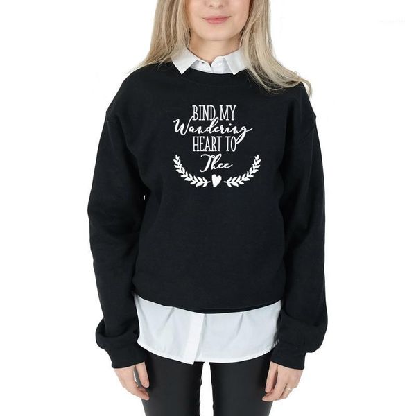 bind my wandering heart to thee sweatshirt women fashion christian bible baptism pullovers quote slogan k646 women's hoodies & sweatsh, Black
bind my wandering heart to thee sweatshirt women fashion christian bible baptism pullovers quote slogan k646 women's hoodies & sweatsh, Black