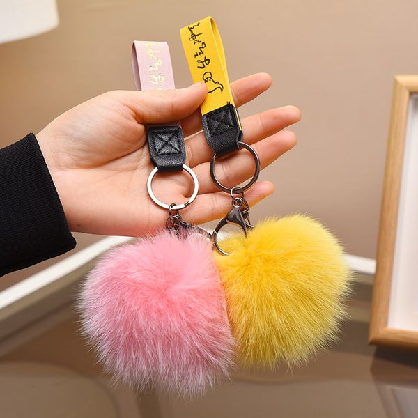 cute imitation fox hair fashion fur bag leather rope key chain pendant plush ball gift pendant a1, Silver
cute imitation fox hair fashion fur bag leather rope key chain pendant plush ball gift pendant a1, Silver