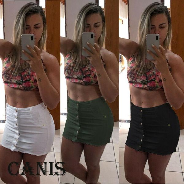 skirts women's pencil denim jean mini skirt high waist casual party bodycon short dress, Black
skirts women's pencil denim jean mini skirt high waist casual party bodycon short dress, Black