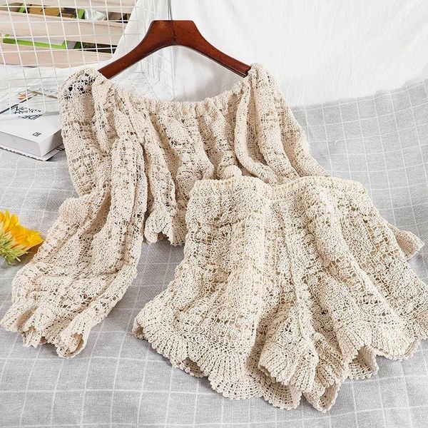 women's tracksuits women short vintage slash neck long sleeve shirt elastic shorts two piece set fashion spring summer 2021 wide leg pa, Gray
women's tracksuits women short vintage slash neck long sleeve shirt elastic shorts two piece set fashion spring summer 2021 wide leg pa, Gray