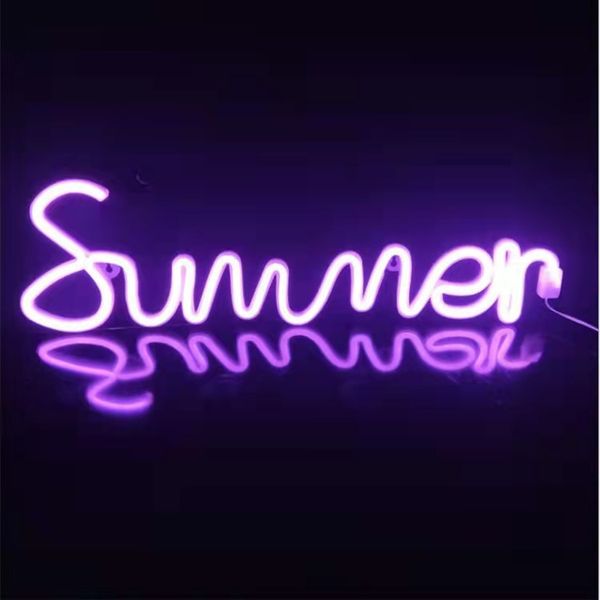 summer led neon sign display indoor decoration light room night lights holiday lighting pink warm white colors
summer led neon sign display indoor decoration light room night lights holiday lighting pink warm white colors