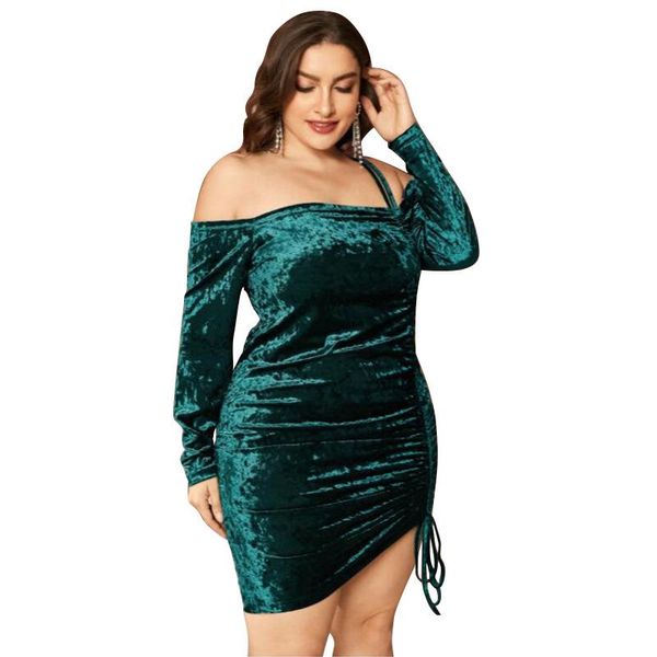 plus size dresses bag hip pleated drawstring bodycon dress 3xl 4xl women long sleeve night club party bandage mini vestidos, Black
plus size dresses bag hip pleated drawstring bodycon dress 3xl 4xl women long sleeve night club party bandage mini vestidos, Black