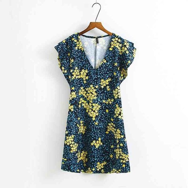 women elegant mini floral dress v neck ruffles a-line party above knee fashion xz2432 210603, Black;gray
women elegant mini floral dress v neck ruffles a-line party above knee fashion xz2432 210603, Black;gray