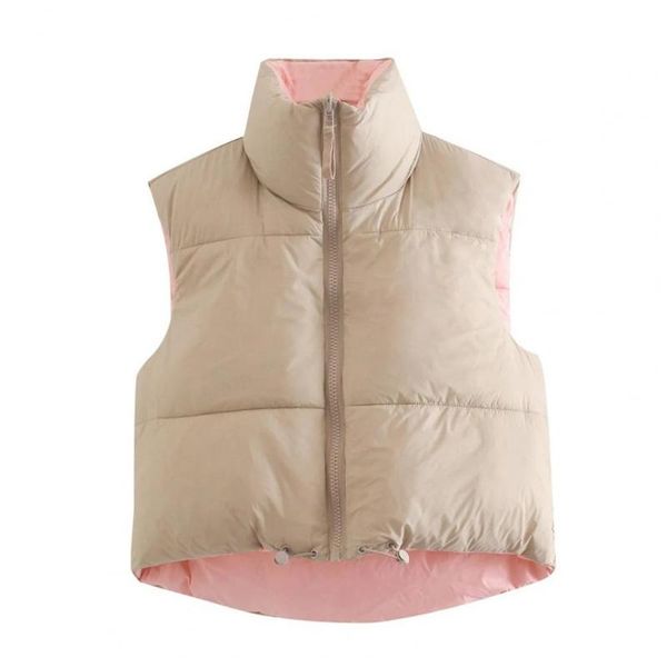 women's jackets 50% drop double sides stand collar vest coat autumn winter sleeveless drawstring short women waistcoat outerwear, Black;brown
women's jackets 50% drop double sides stand collar vest coat autumn winter sleeveless drawstring short women waistcoat outerwear, Black;brown