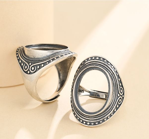 13*18mm 925 sterling silver men's semi mount bases blanks base blank pad vintage ring ring setting set jewelry gift a5457, Golden;silver
13*18mm 925 sterling silver men's semi mount bases blanks base blank pad vintage ring ring setting set jewelry gift a5457, Golden;silver
