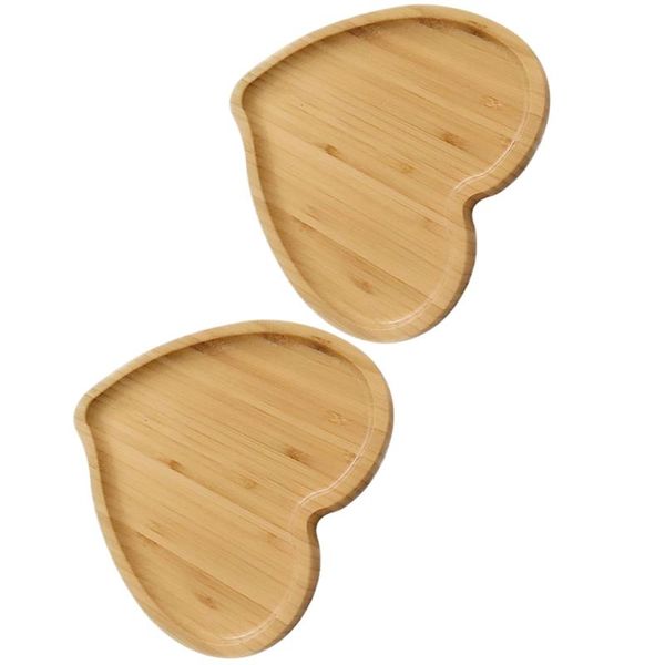 dishes & plates 2 pcs heart shaped eco-friendly bamboo wooden tray tea coffee serving plate fruit bread snack for el
dishes & plates 2 pcs heart shaped eco-friendly bamboo wooden tray tea coffee serving plate fruit bread snack for el