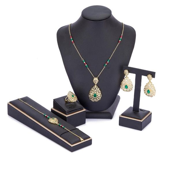 earrings & necklace traditional jewelry set gold color ring for women brida morocco, Silver
earrings & necklace traditional jewelry set gold color ring for women brida morocco, Silver