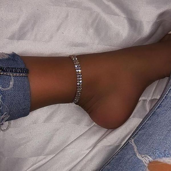 anklets luxury cz zircon for women crystal foot bracelet ceville beach ankle sandals boho jewelry, Red;blue
anklets luxury cz zircon for women crystal foot bracelet ceville beach ankle sandals boho jewelry, Red;blue