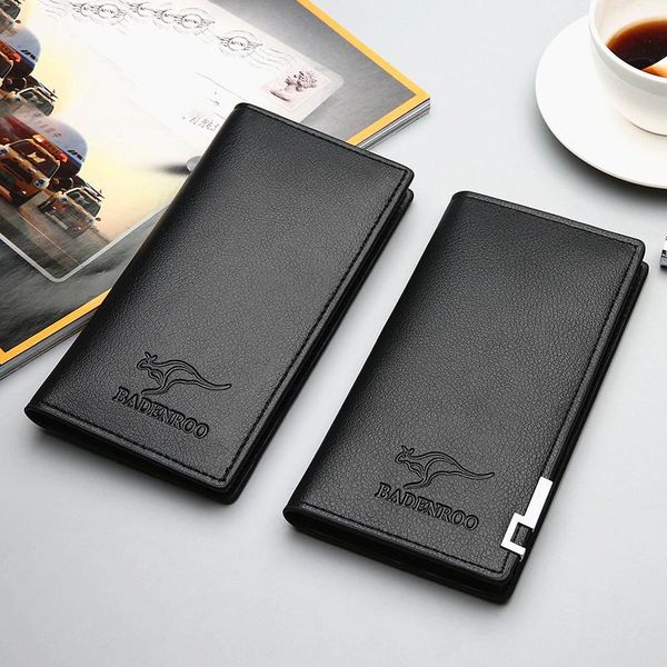 wallets kangaroo long men wallet pu male phone bag hand clutch coin purse ticket holder men's clip leather, Red;black
wallets kangaroo long men wallet pu male phone bag hand clutch coin purse ticket holder men's clip leather, Red;black