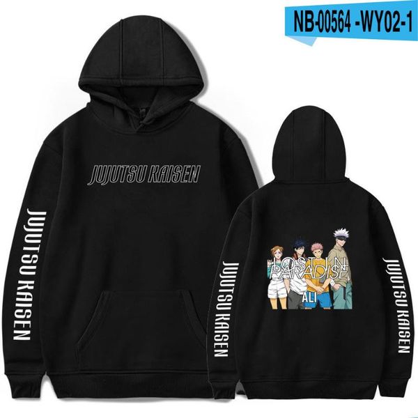 men's hoodies & sweatshirts 2021 jujutsu kaisen anime hoodie men women streetwear casual harajuku autumn winter pullover cartoon clothe, Black
men's hoodies & sweatshirts 2021 jujutsu kaisen anime hoodie men women streetwear casual harajuku autumn winter pullover cartoon clothe, Black