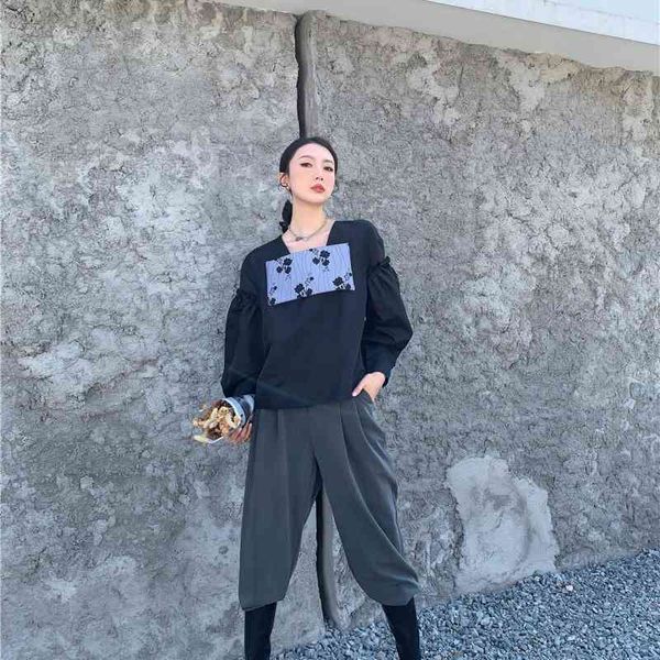 women's knits & tees jacquard lantern sleeve vintage blouse women long square neck patchwork ladies japanese clothes 306a, White
women's knits & tees jacquard lantern sleeve vintage blouse women long square neck patchwork ladies japanese clothes 306a, White