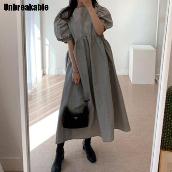 casual dresses 2021 summer women vintage loose high waist slim was thin elegant round neck pleated design maxi dress, Black;gray
casual dresses 2021 summer women vintage loose high waist slim was thin elegant round neck pleated design maxi dress, Black;gray