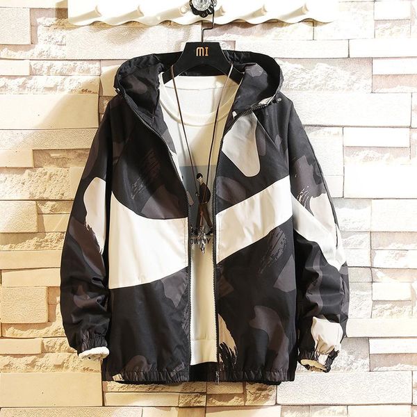men's jackets 2021 casual camouflage jacket fashion trend slim handsome spring and autumn baseball uniform hoodie zipper shirt, Black;brown
men's jackets 2021 casual camouflage jacket fashion trend slim handsome spring and autumn baseball uniform hoodie zipper shirt, Black;brown