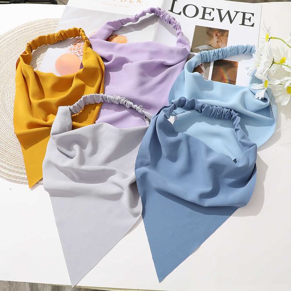 macaron elastic hair band style baotou scarf pure color women's triangle scarf jewelry, Golden;silver
macaron elastic hair band style baotou scarf pure color women's triangle scarf jewelry, Golden;silver