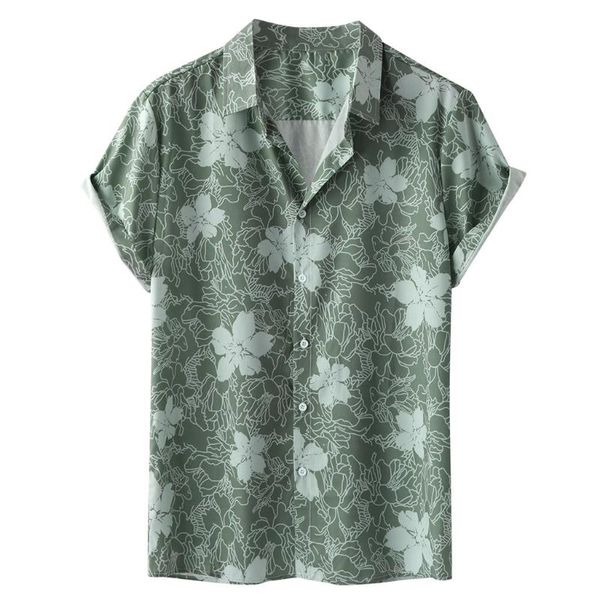 men's blouse polyester man shirt summer men short sleeve loose buttons hawaiian casual drop csv shirts, White;black
men's blouse polyester man shirt summer men short sleeve loose buttons hawaiian casual drop csv shirts, White;black