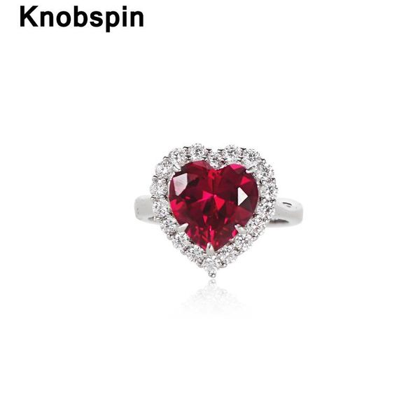 cluster rings knobspin 100% 925 sterling silver red corundum heart engagement for women sparkling high carbon diamond fine jewelry, Golden;silver
cluster rings knobspin 100% 925 sterling silver red corundum heart engagement for women sparkling high carbon diamond fine jewelry, Golden;silver