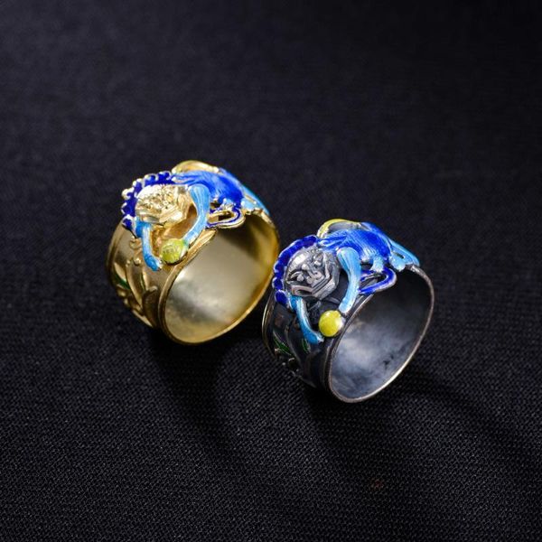 cluster rings tibetan silver women set 925 sterling s925 animal electroplate blue opening resizable wide gift, Golden;silver
cluster rings tibetan silver women set 925 sterling s925 animal electroplate blue opening resizable wide gift, Golden;silver