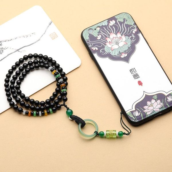 cell phone straps & charms diy natural agate mobile chain black bead long lanyard cute neck strap
cell phone straps & charms diy natural agate mobile chain black bead long lanyard cute neck strap