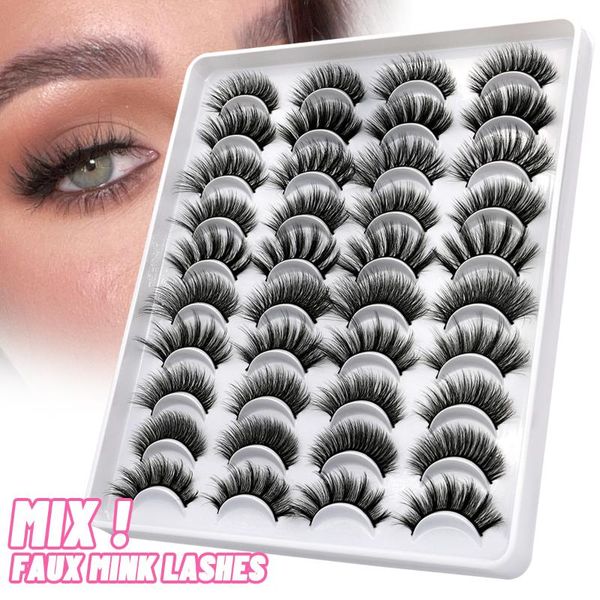 false eyelashes 5/20 pairs 3d mink lashes natural dramatic volume fake makeup eyelash extension silk
false eyelashes 5/20 pairs 3d mink lashes natural dramatic volume fake makeup eyelash extension silk