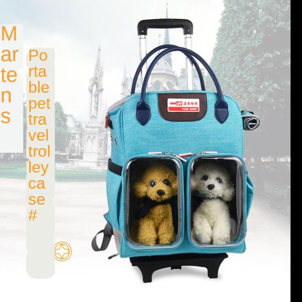 backpack multi-pet 2021 large-capacity simple fashion high-end pet trolley multi-functional dog outing
backpack multi-pet 2021 large-capacity simple fashion high-end pet trolley multi-functional dog outing