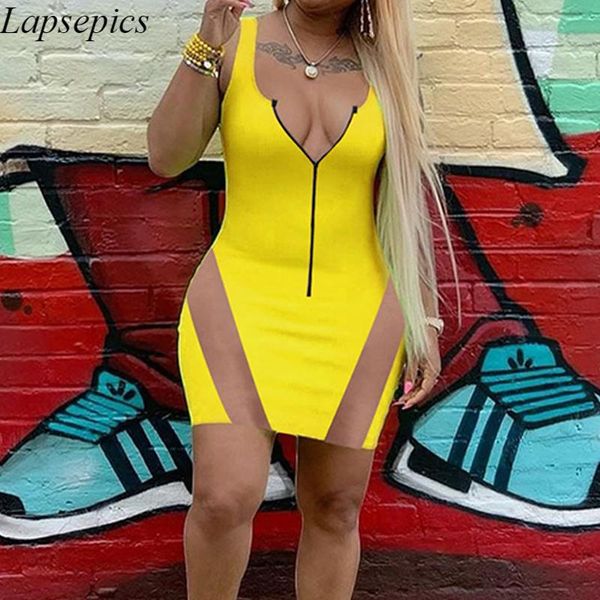 casual dresses women plus size sleeveless v-neck bodycon mini dress zipper up sheer mesh patchwork, Black;gray
casual dresses women plus size sleeveless v-neck bodycon mini dress zipper up sheer mesh patchwork, Black;gray