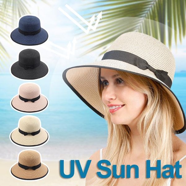 fashion beach straw hat female summer uv sun womens foldable sunscreen fisherman caps roll up floppy hats outdoor, Black;white
fashion beach straw hat female summer uv sun womens foldable sunscreen fisherman caps roll up floppy hats outdoor, Black;white