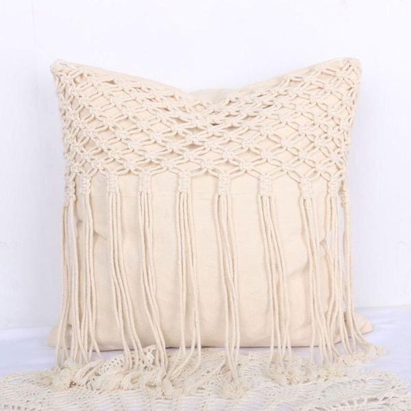 45*45cm pillow case 100% cotton linen geometry bohemia cushion covers home decor macrame hand-woven thread cushion/decorative
45*45cm pillow case 100% cotton linen geometry bohemia cushion covers home decor macrame hand-woven thread cushion/decorative