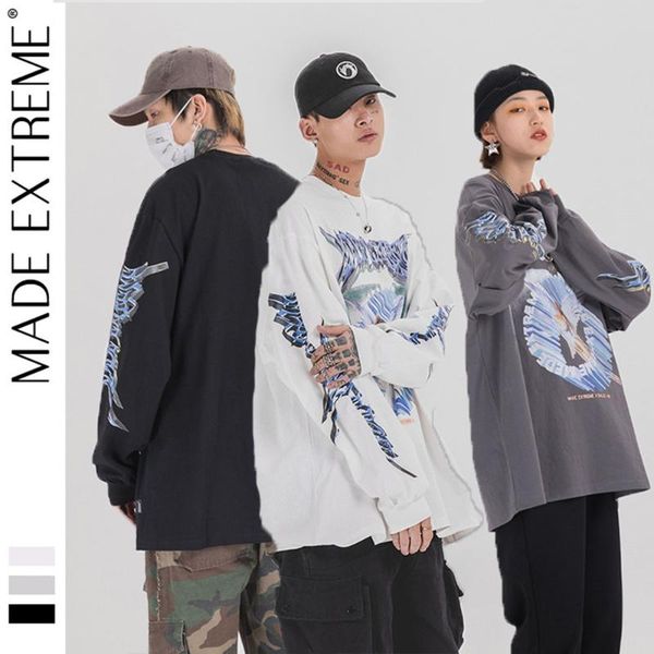 mannen hip hop t-shirt streetwear retro angel print harajuku tshirt losse hiphop oversize katoen tees lange mouw men's hoodies & sweat, Black
mannen hip hop t-shirt streetwear retro angel print harajuku tshirt losse hiphop oversize katoen tees lange mouw men's hoodies & sweat, Black