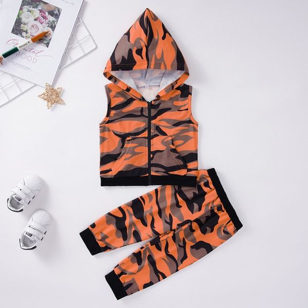 youcte children clothes popular ins toddler kids outfit boys orange leopard camouflage sleeveless hooded vest coat pants set, White
youcte children clothes popular ins toddler kids outfit boys orange leopard camouflage sleeveless hooded vest coat pants set, White