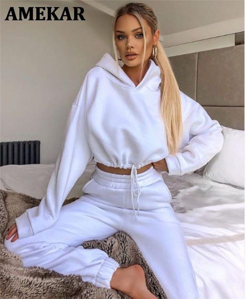 solid casual tracksuit women sports 2 pieces set sweatshirts pullover hoodies pants suit 2021 home sweatpants trousers outfits women's, White
solid casual tracksuit women sports 2 pieces set sweatshirts pullover hoodies pants suit 2021 home sweatpants trousers outfits women's, White