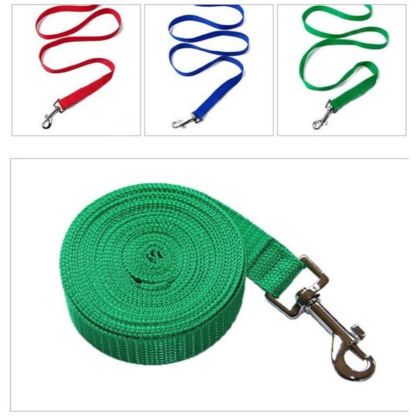 dog collars & leashes 15m 5 colors pet nylon dogs long leash traction rope for outdoor yard garden training supplies
dog collars & leashes 15m 5 colors pet nylon dogs long leash traction rope for outdoor yard garden training supplies