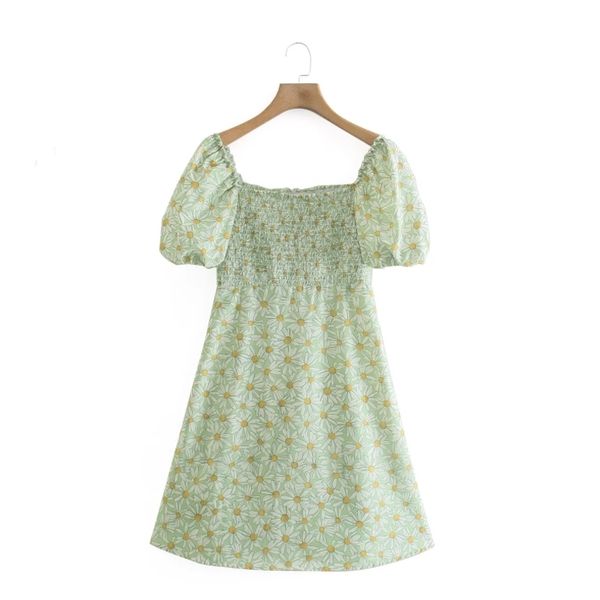 summer women floral print elastic bust slim mini dress female puff sleeve clothes casual lady vestido d7657 210430, Black;gray
summer women floral print elastic bust slim mini dress female puff sleeve clothes casual lady vestido d7657 210430, Black;gray