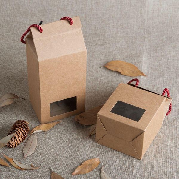 gift wrap 10pcs black box handle hand poket with cover lid thick kraft window show decor package paper folding flower bag
gift wrap 10pcs black box handle hand poket with cover lid thick kraft window show decor package paper folding flower bag