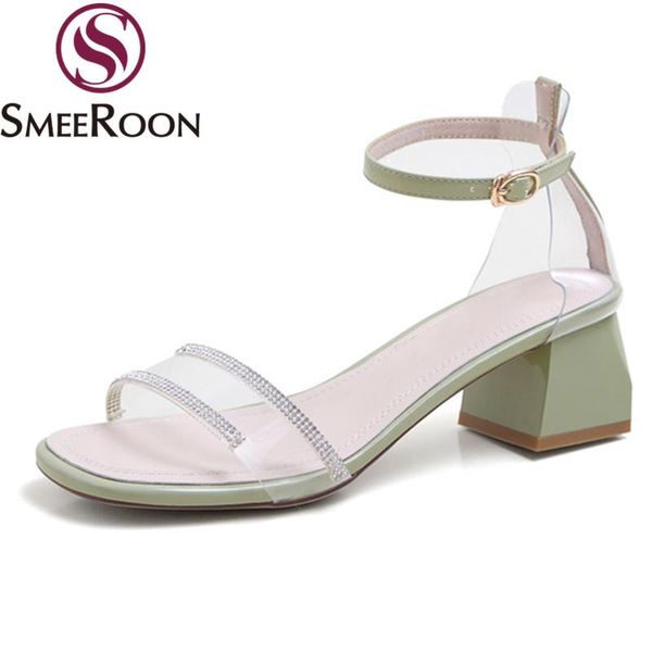 dress shoes smeeroon 2021 large size 33-43 fashion women sandals thick heels square toe buckle ladies summer party, Black
dress shoes smeeroon 2021 large size 33-43 fashion women sandals thick heels square toe buckle ladies summer party, Black