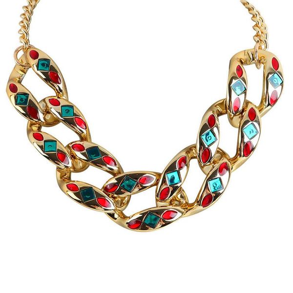 chokers fishsheep rock punk big gold chain crystal choker necklace for women statement thick link pendant 2021 jewelry, Golden;silver
chokers fishsheep rock punk big gold chain crystal choker necklace for women statement thick link pendant 2021 jewelry, Golden;silver