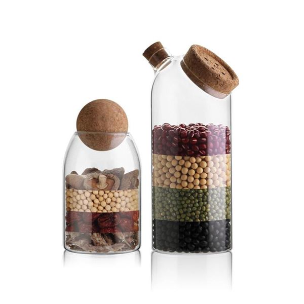 creative transparent sealed storage bottles glass candy jars with cork lid spices sugar coffee tank kitchen container
creative transparent sealed storage bottles glass candy jars with cork lid spices sugar coffee tank kitchen container