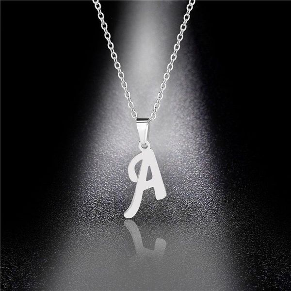 lucky stainless steel alphabet initial letter a america english word family friend mom name sign gift wedding necklace jewelry pendant neckl, Silver
lucky stainless steel alphabet initial letter a america english word family friend mom name sign gift wedding necklace jewelry pendant neckl, Silver