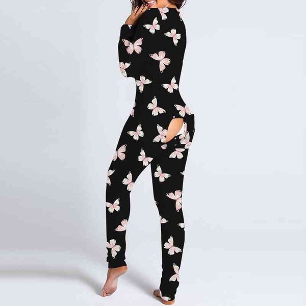 pajama onesies sets button women sleepwear down butterfly print functional buttoned flap adults feminina pyjama fille, Black;red 
pajama onesies sets button women sleepwear down butterfly print functional buttoned flap adults feminina pyjama fille, Black;red