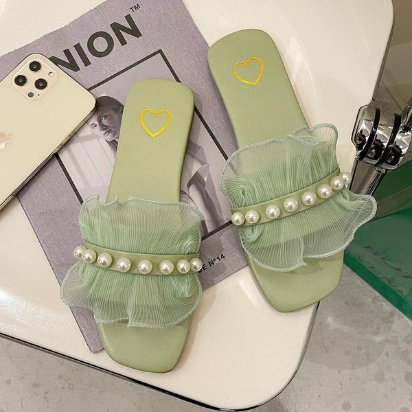 women slippers fashion sandals comfortable flat casual pearl lace beach shoes elegant summer, Black
women slippers fashion sandals comfortable flat casual pearl lace beach shoes elegant summer, Black