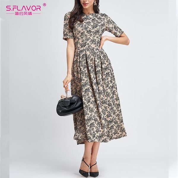 party dresses s.flavor women printing summer dress elegant short sleeve o-neck slim a-line vestidos de bohemian style casual sundress, White;black
party dresses s.flavor women printing summer dress elegant short sleeve o-neck slim a-line vestidos de bohemian style casual sundress, White;black