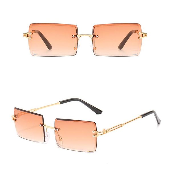 sunglasses square clip frameless gradient shades sun glasses for women 2021 vintage cutting designer fashion uv400, White;black
sunglasses square clip frameless gradient shades sun glasses for women 2021 vintage cutting designer fashion uv400, White;black
