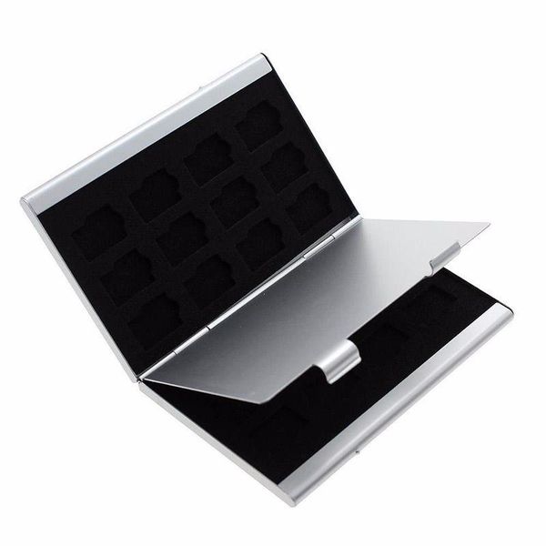 card holders 2021 aluminium alloy eva aluminum micro for sd mmc tf memory storage box protecter case 4x card,8 x sim, Brown;gray
card holders 2021 aluminium alloy eva aluminum micro for sd mmc tf memory storage box protecter case 4x card,8 x sim, Brown;gray