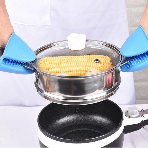 oven mitts 1pc insulated heat plate clip microwave gloves thicken anti-scald kitchen organizer silicone pot clips
oven mitts 1pc insulated heat plate clip microwave gloves thicken anti-scald kitchen organizer silicone pot clips
