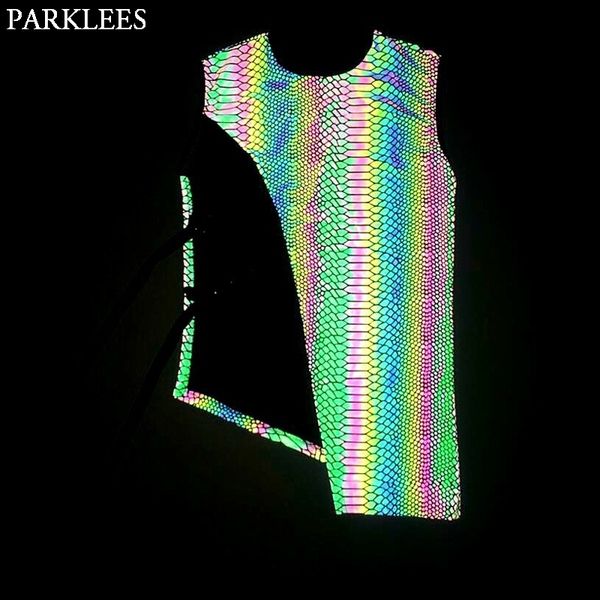 snake reflective noctilucent vest male fashion asymmetrical design sporting waistcoat men hip hop harajuku outwear vest 210522, Black;white
snake reflective noctilucent vest male fashion asymmetrical design sporting waistcoat men hip hop harajuku outwear vest 210522, Black;white