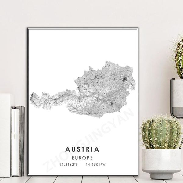 paintings black and white city map the austria poster eupope country hd print wall art canvas painting for home decor artwork
paintings black and white city map the austria poster eupope country hd print wall art canvas painting for home decor artwork